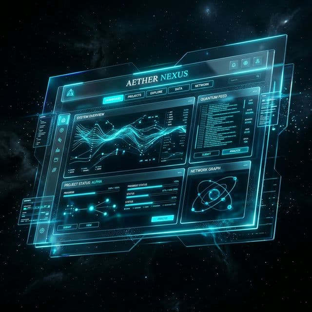 Aether Nexus<br/>Dashboard